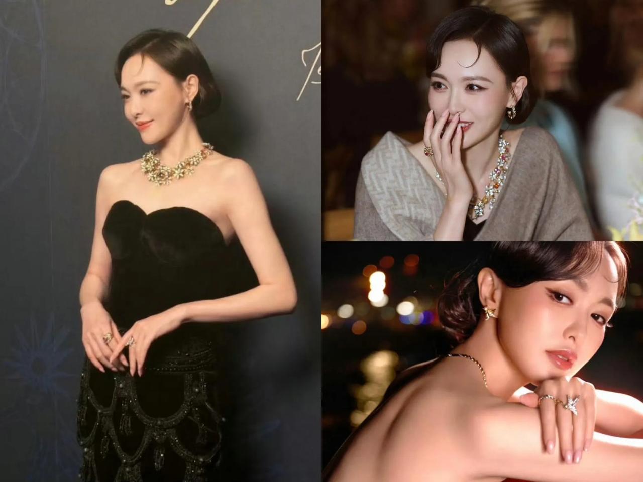 看了巴黎Tiffany高级珠宝活动上的唐嫣，
我沉默了，
真的很想对唐嫣的造型师