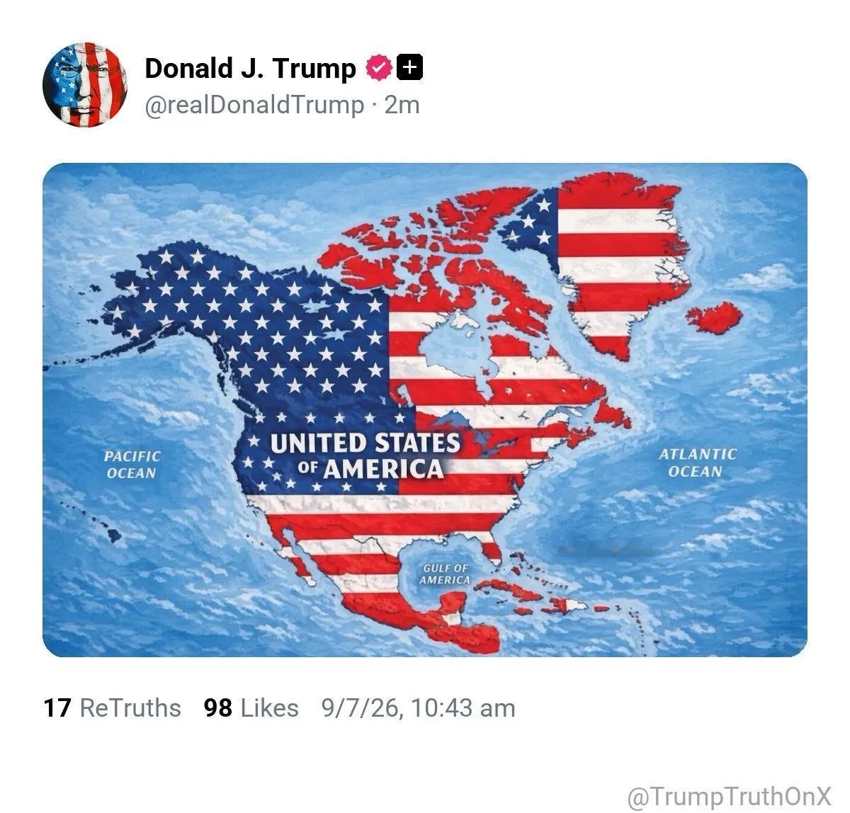 如果普京贴出一张占领整个西欧的地图，会怎么样？

他会被骂成疯子、战争贩子、人类