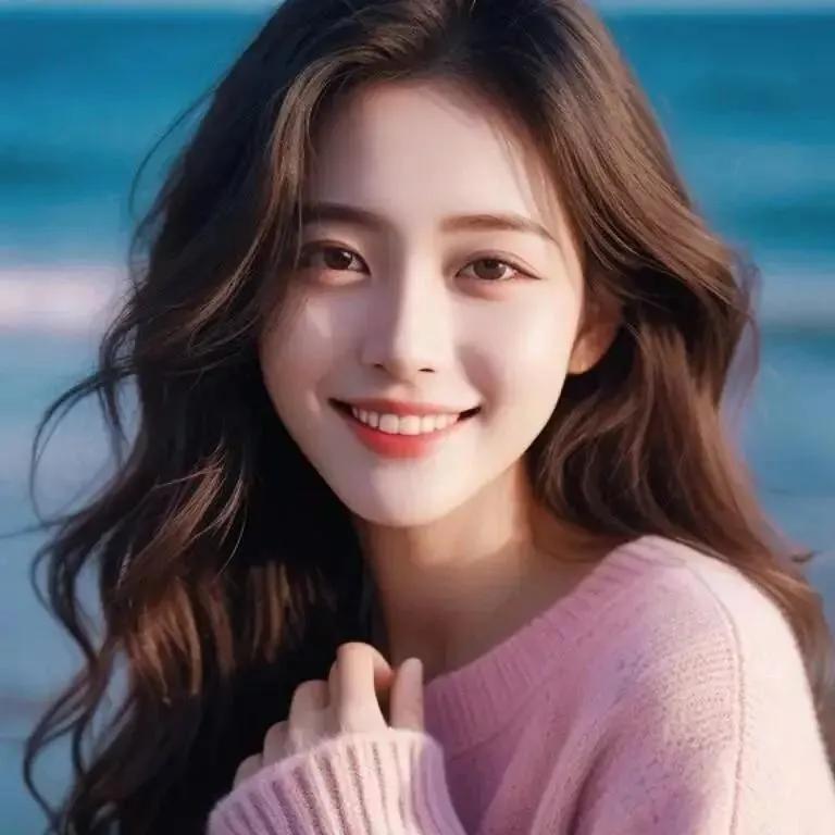 温柔的海风，笑靥如花的你🌊😊