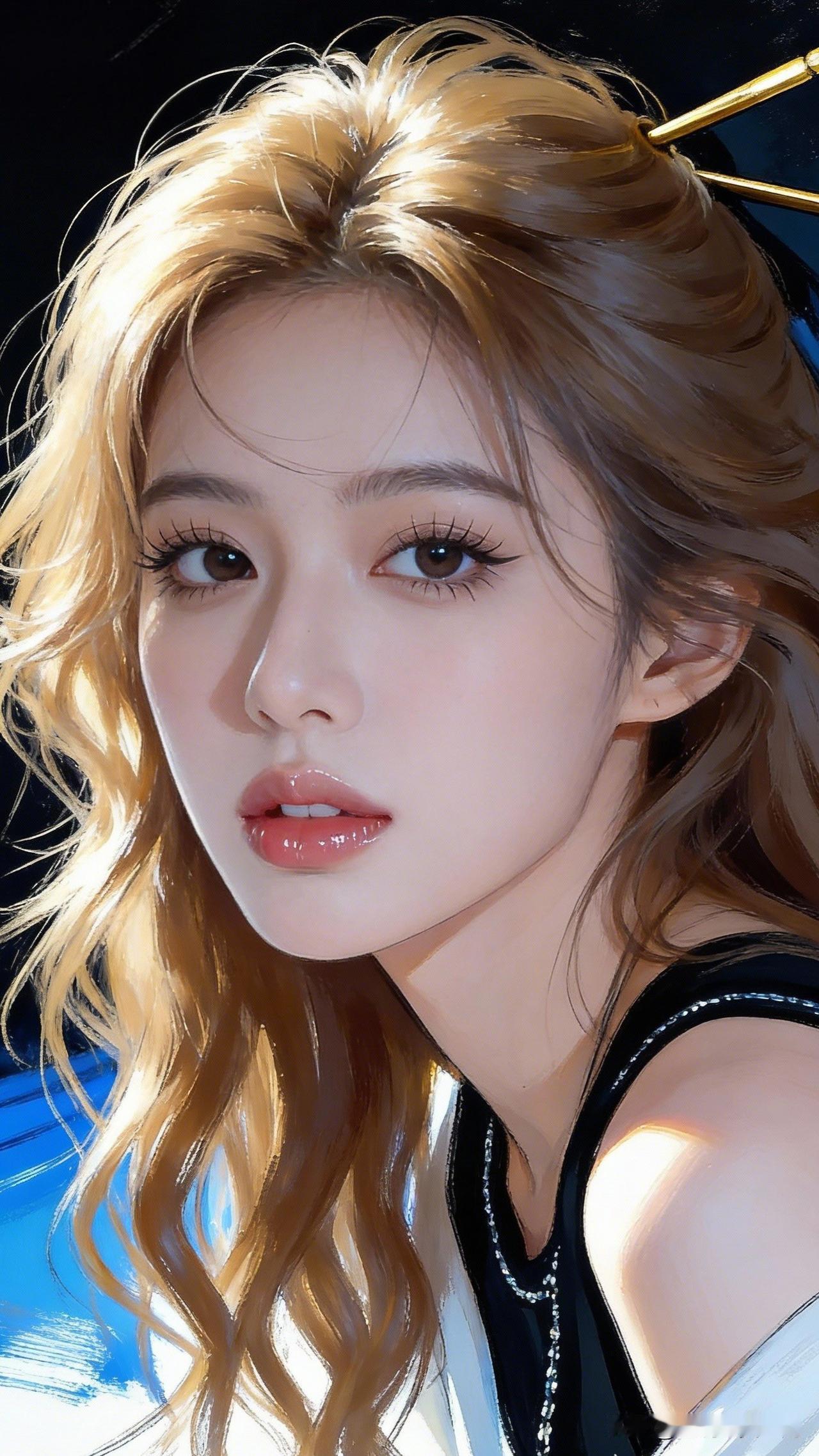 金发美人，如诗如画。有哪些女生日常好看穿搭可以借鉴 梦幻少女，金发碧眼，甜美动人