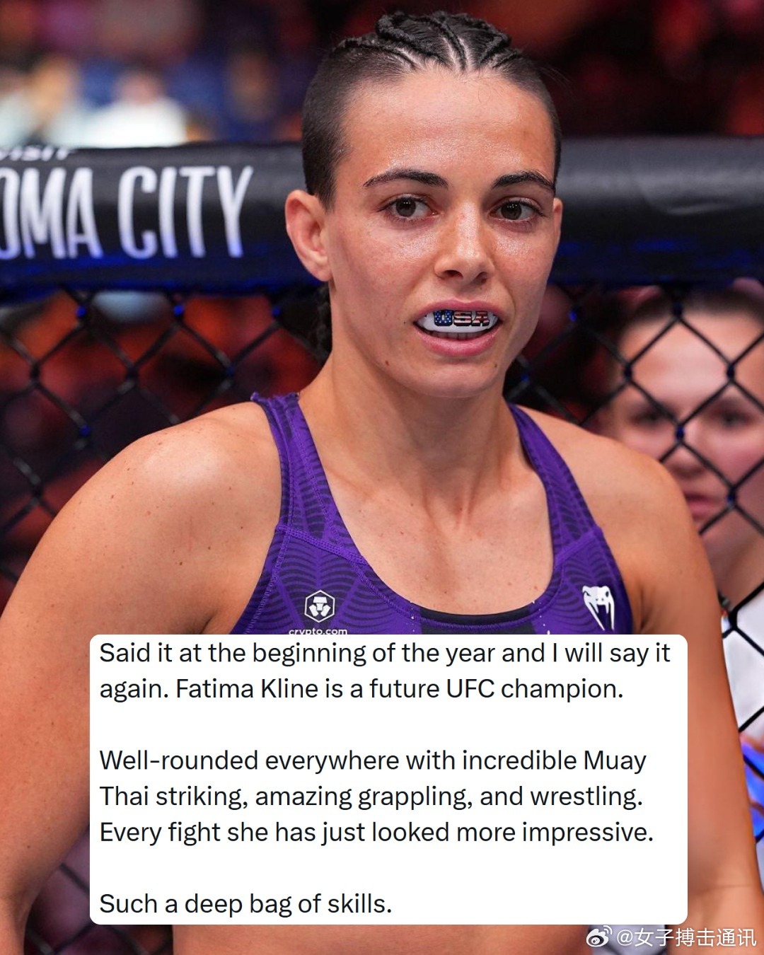 UFC 知名媒体人Dan Pirnazari表示——“我在年初就这么说过，现在我