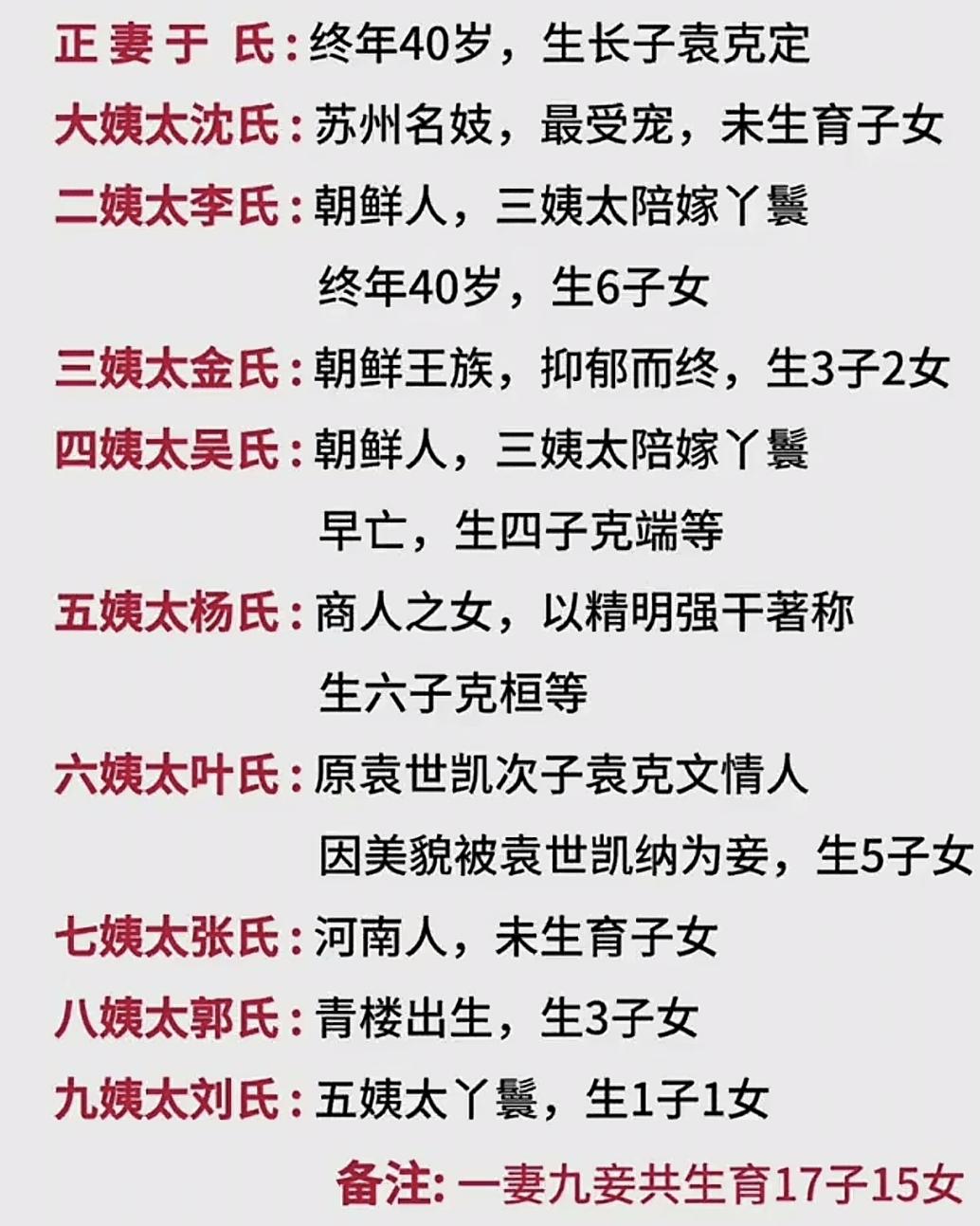 一妻九妾的人生