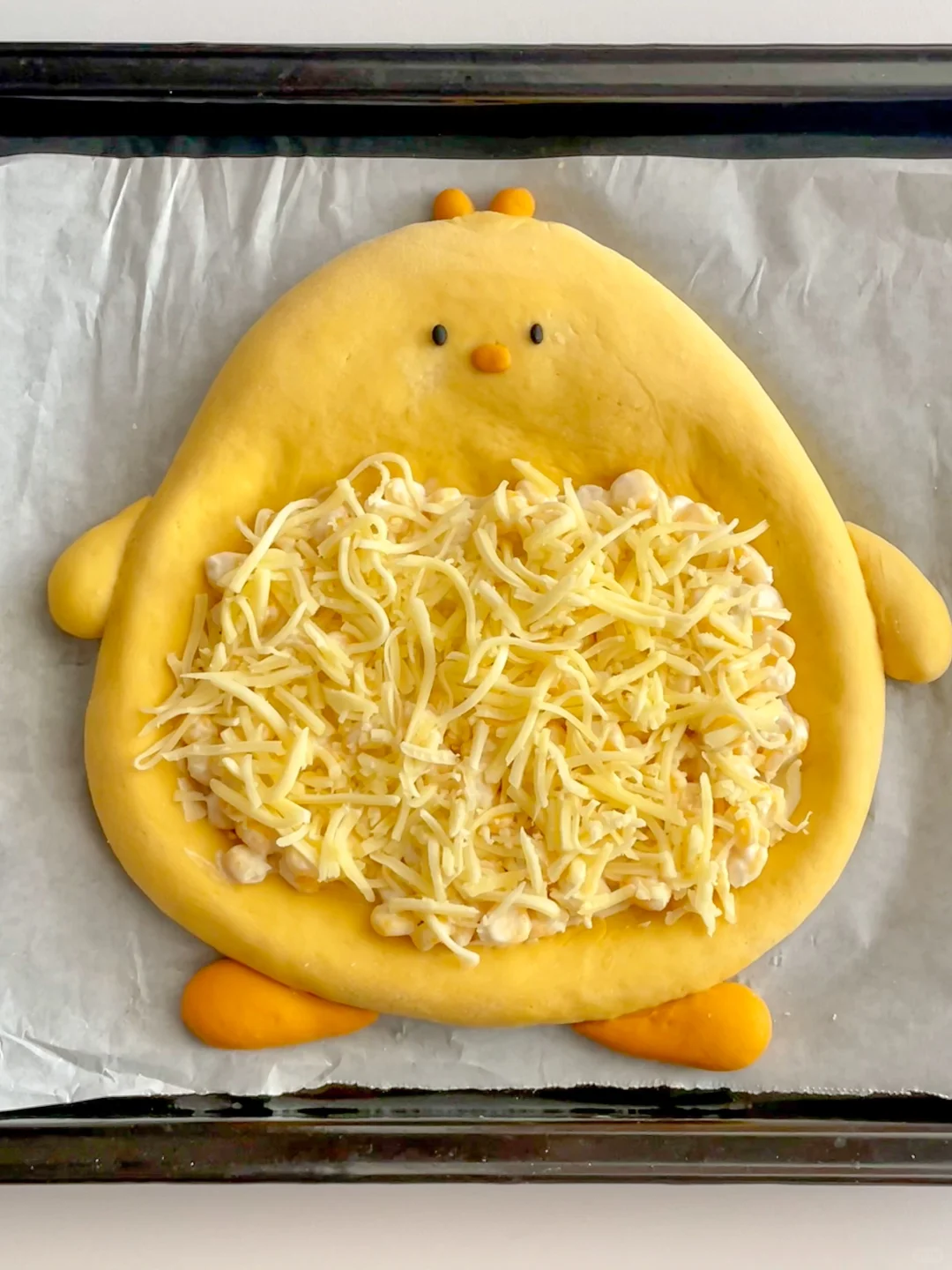 (・∀・)小黄鸡玉米芝士披萨🌽