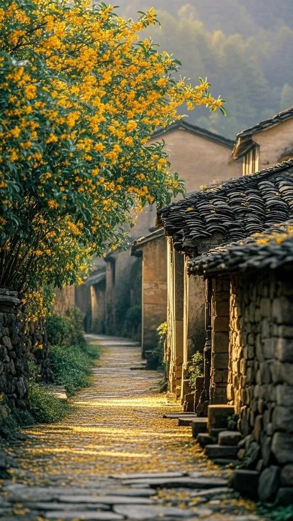 冬日生活分享人闲桂花落