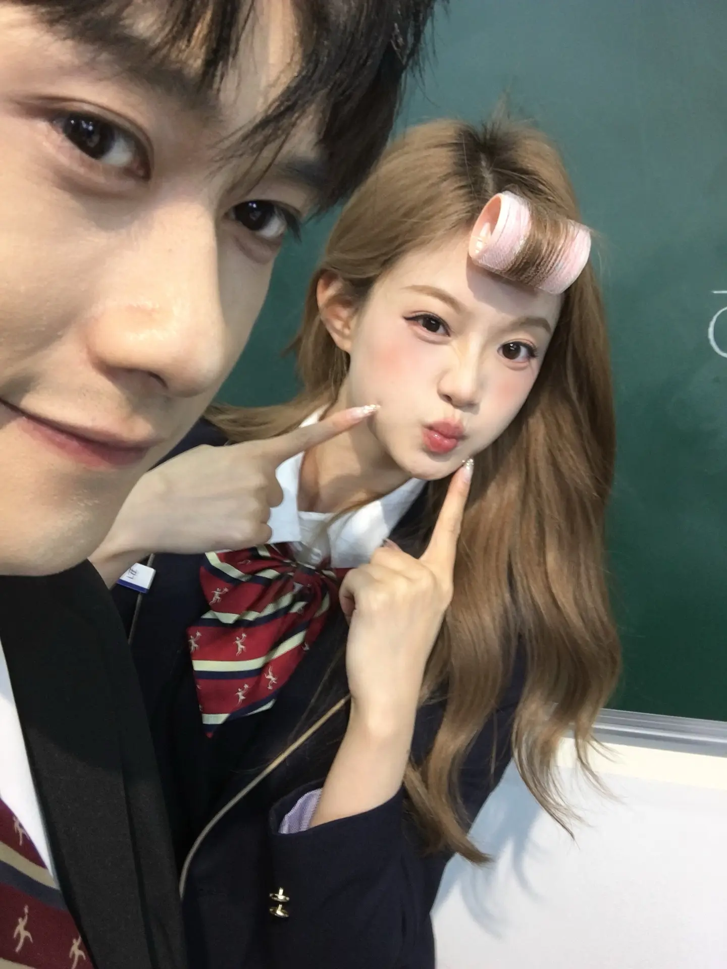 那个女孩 留着长长的头发