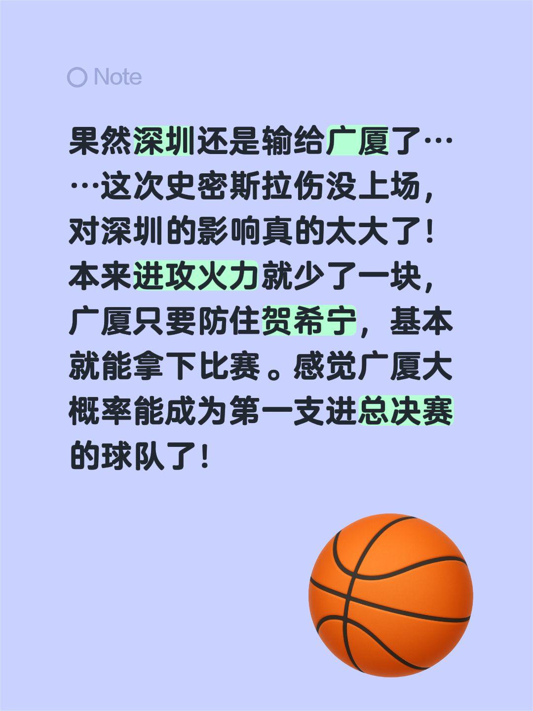 深圳队已经尽力了！果然深圳还是输给广厦了……这次史密斯拉伤没上场，对深圳的影响真