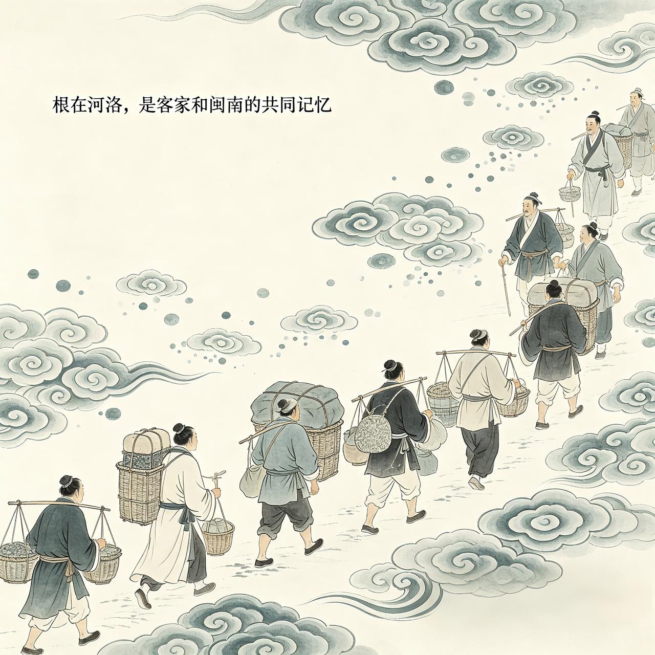 所谓“根在河洛”！这是客家人、闽南人的族谱、方言、习俗、历史记忆，共同撑起来的精