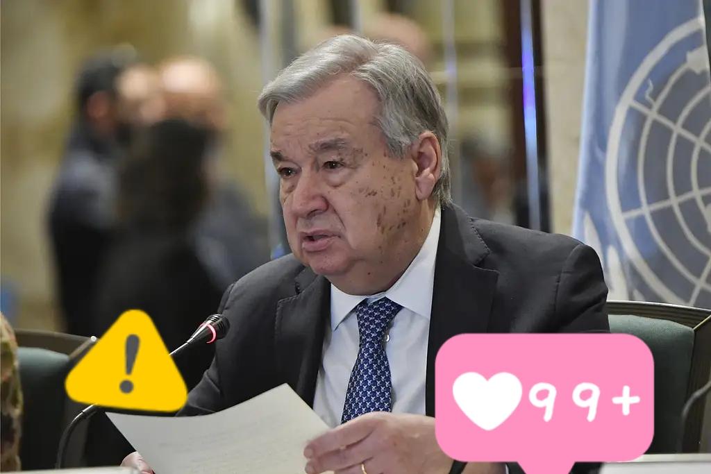 当地时间14日，联合国秘书长古特雷斯呼吁以色列与黎巴嫩立即缓和紧张局势，敦促冲突