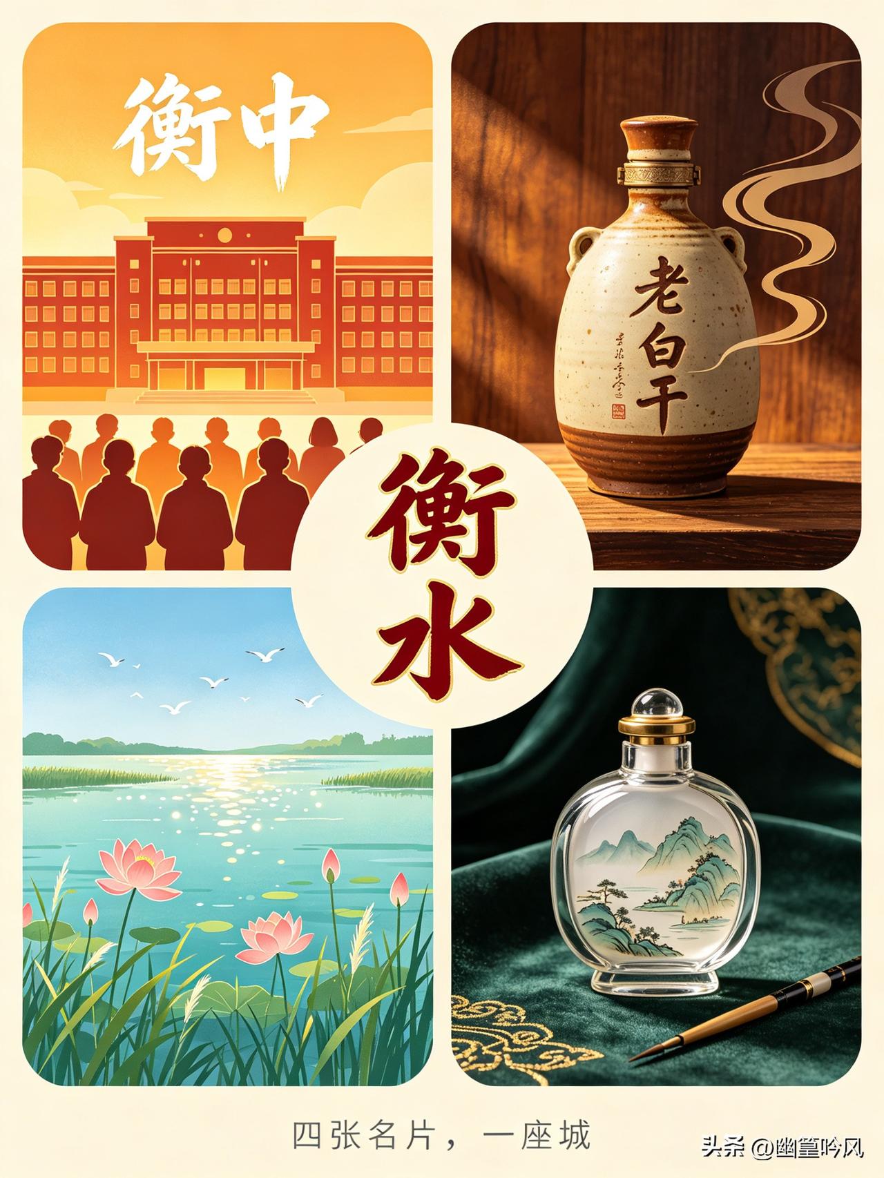 但老衡水人会笑你年轻：搁以前，衡水的招牌是老白干！67度的烈酒，一口下去从喉咙烧