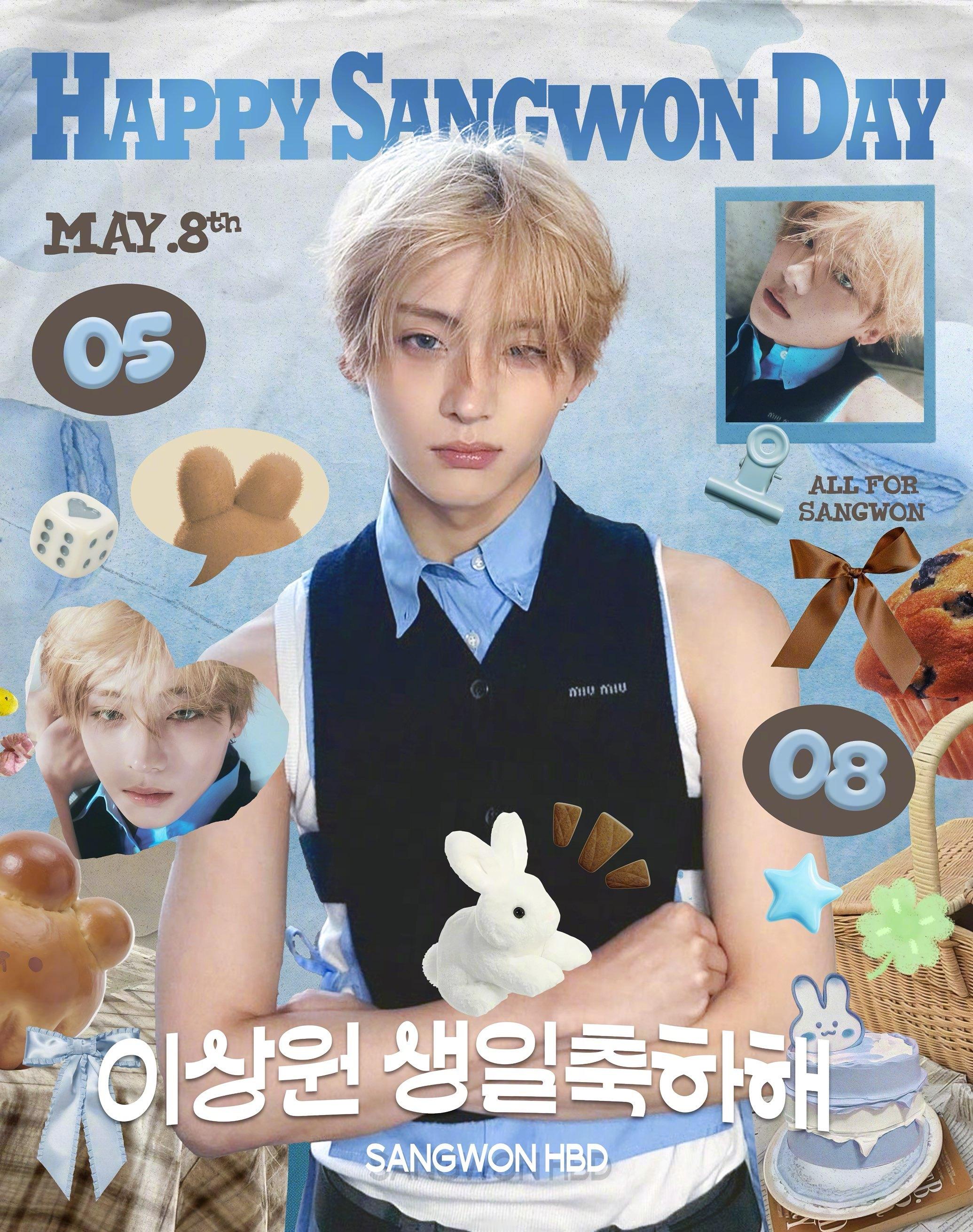 李相沅Sangwon 🐰李相沅0508生日快乐   有些人的出现，恰似潮湿夜色