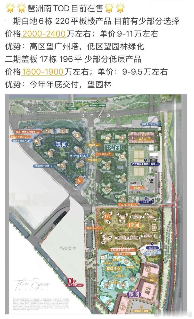 琶洲南一二期现房，9-10万有没有想看房的 ​​​