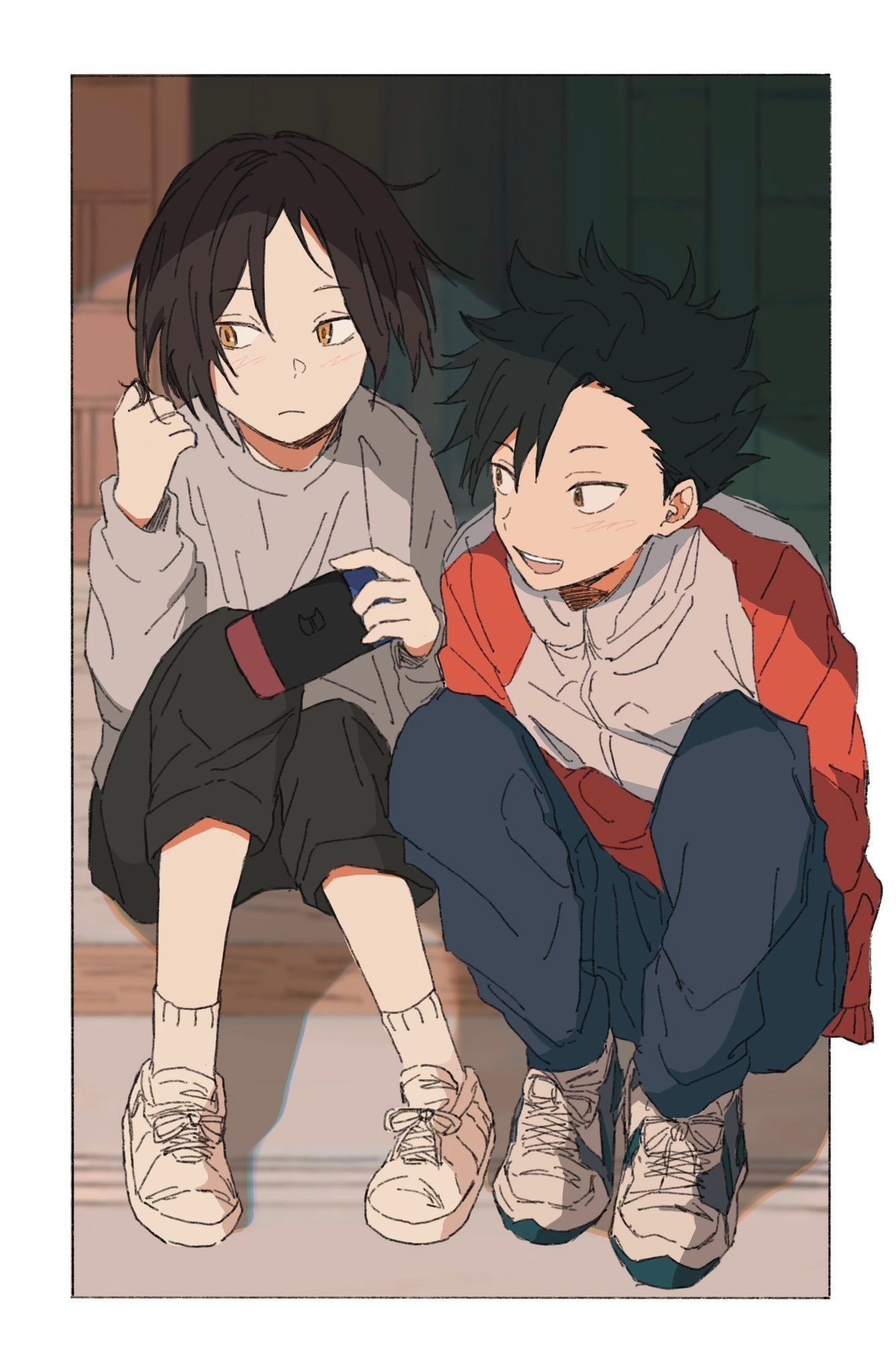 排球少年小黑与研磨的幼驯染时光黑研 画师：muri12220621  