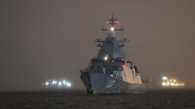 俄罗斯海军太平洋舰队20385型护卫舰轰鸣号已返回位于符拉迪沃斯托克金角湾的母港