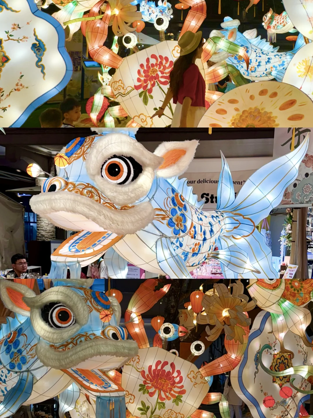 佛山中秋氛围已经next level！螃蟹花灯好美