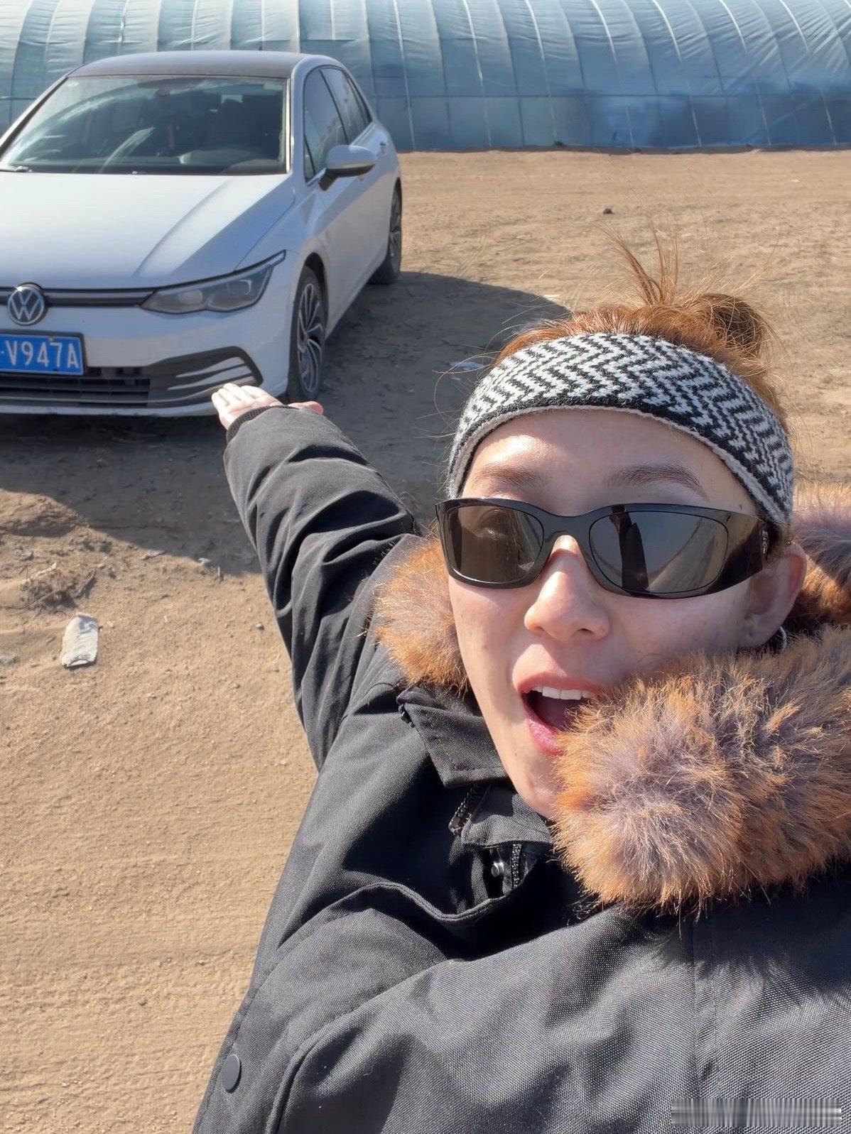 看完飞驰人生，没忍住去练车了。昨天还在张家口租了台黄景瑜（我男神）的座驾，高尔夫