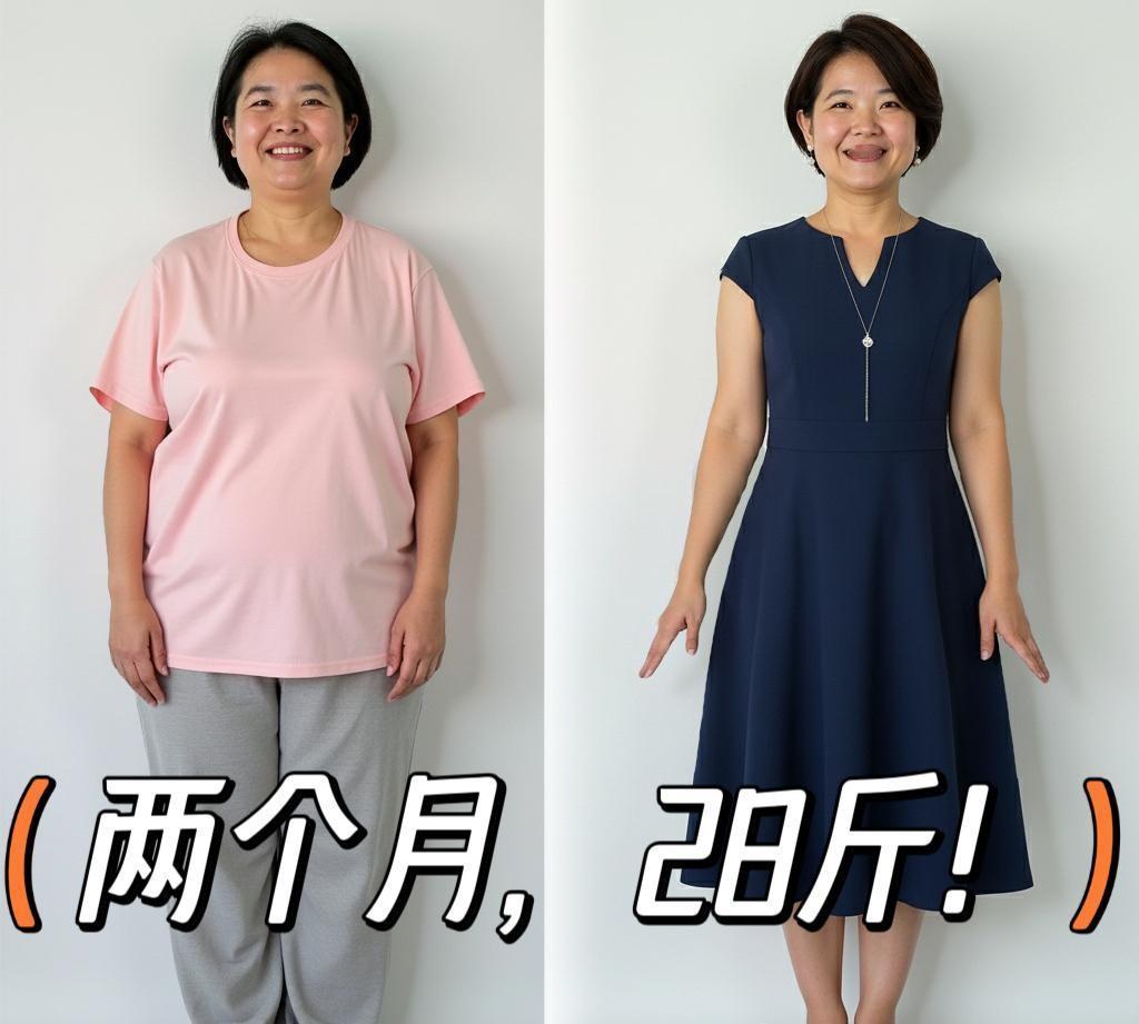 快五十岁的大叔两个月瘦了二十八斤，不靠运动光靠吃三餐，这法子真接地气。早餐他特别