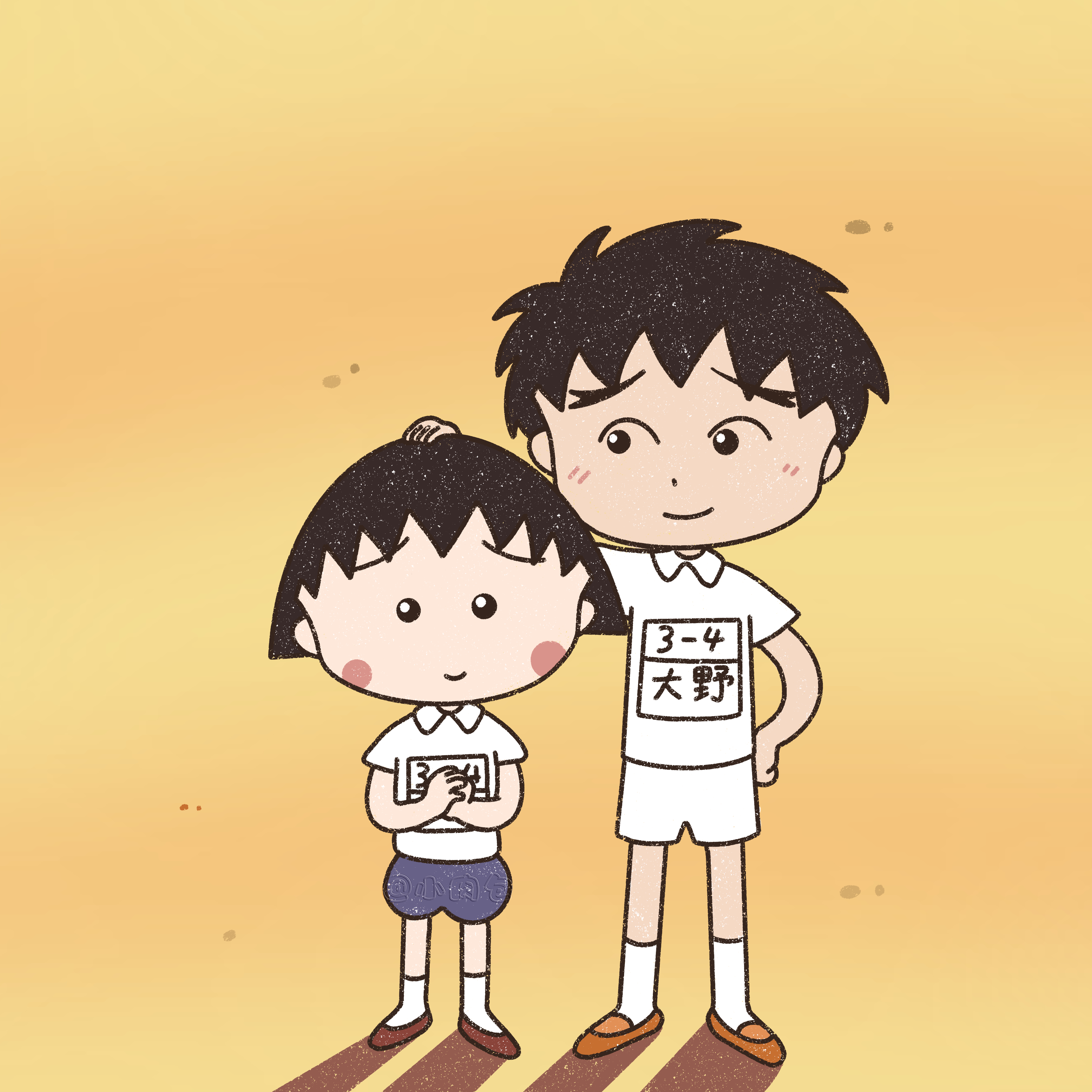 大野小丸子壁纸来啦#樱桃小丸子[超话]##樱桃小丸子##动漫##壁纸# ​​​