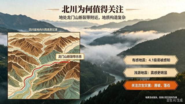 突发！四川北川发生4.1级地震，震源深度11千米，暂无伤亡报告