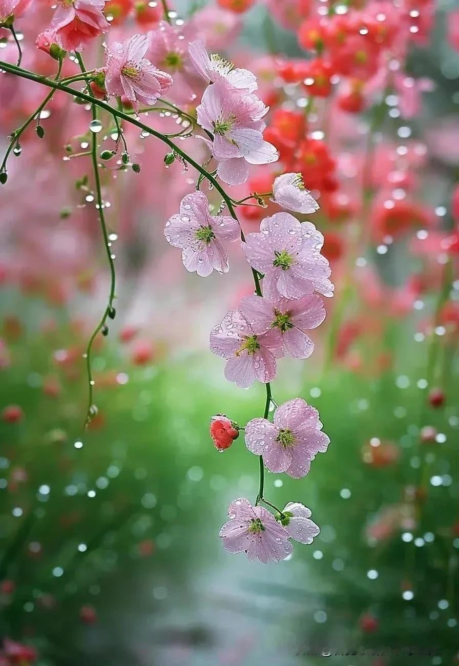 #上联： 风摇竹影添诗意，求下联#雨湿衣衫忆别离。