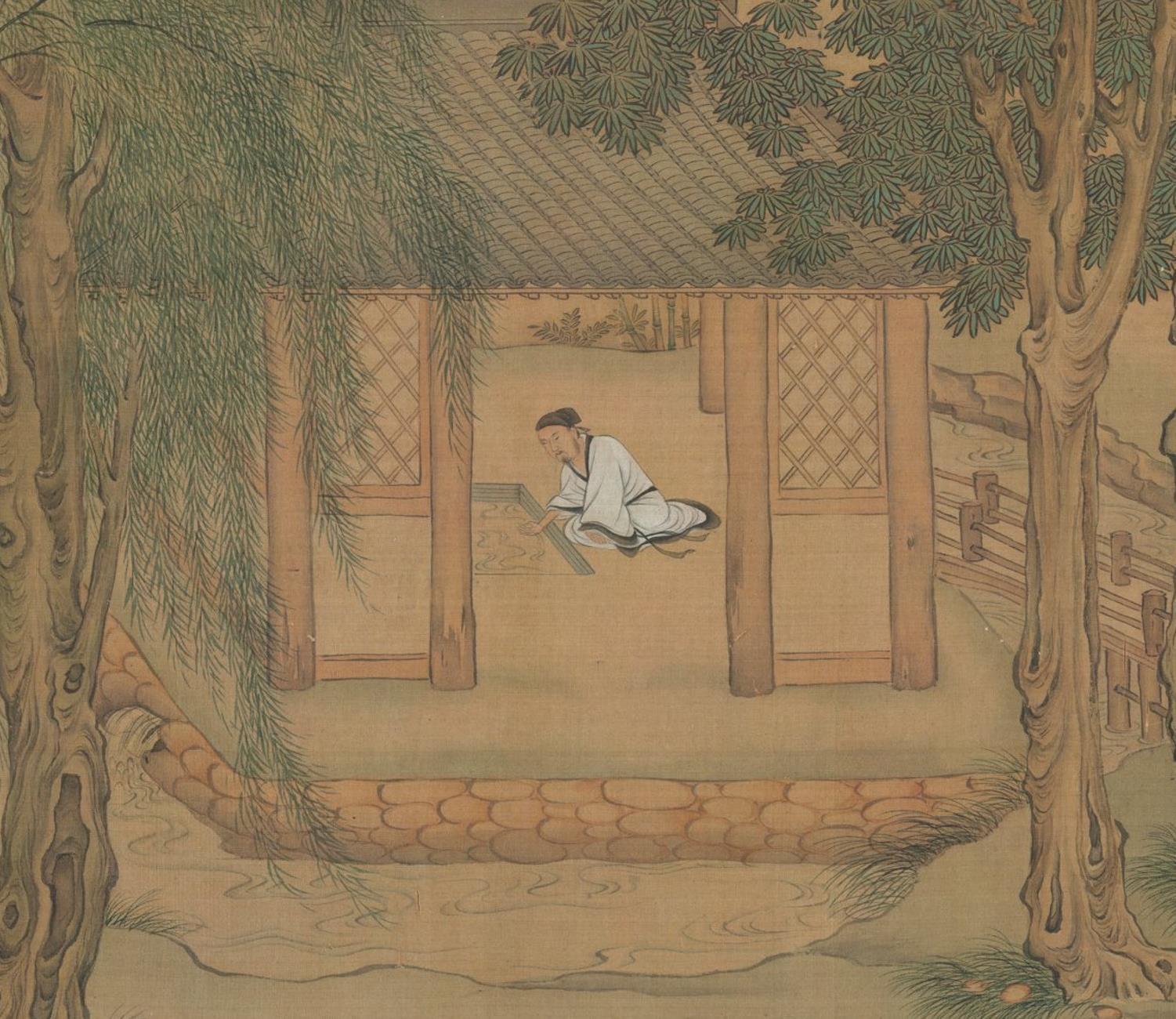 宋代文人的六大生活美学。这幅画是明代画家仇英所绘，画的是宋代名儒司马光...