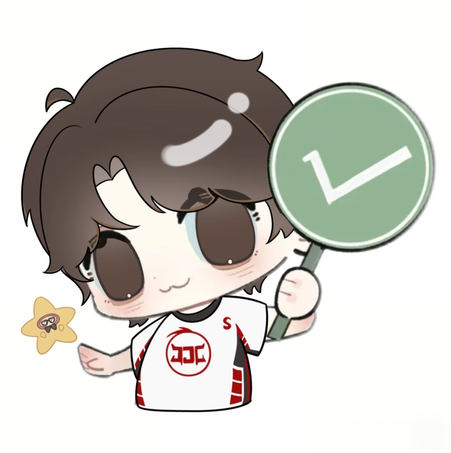 分享一个举牌的小杨桃来源：xhs十曰 