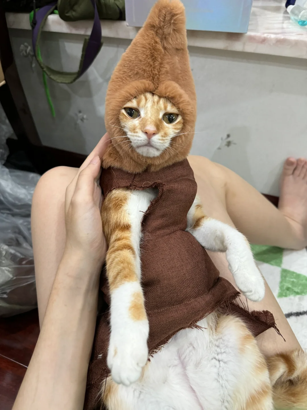 米：妈妈，衣服很好看，下次别做了