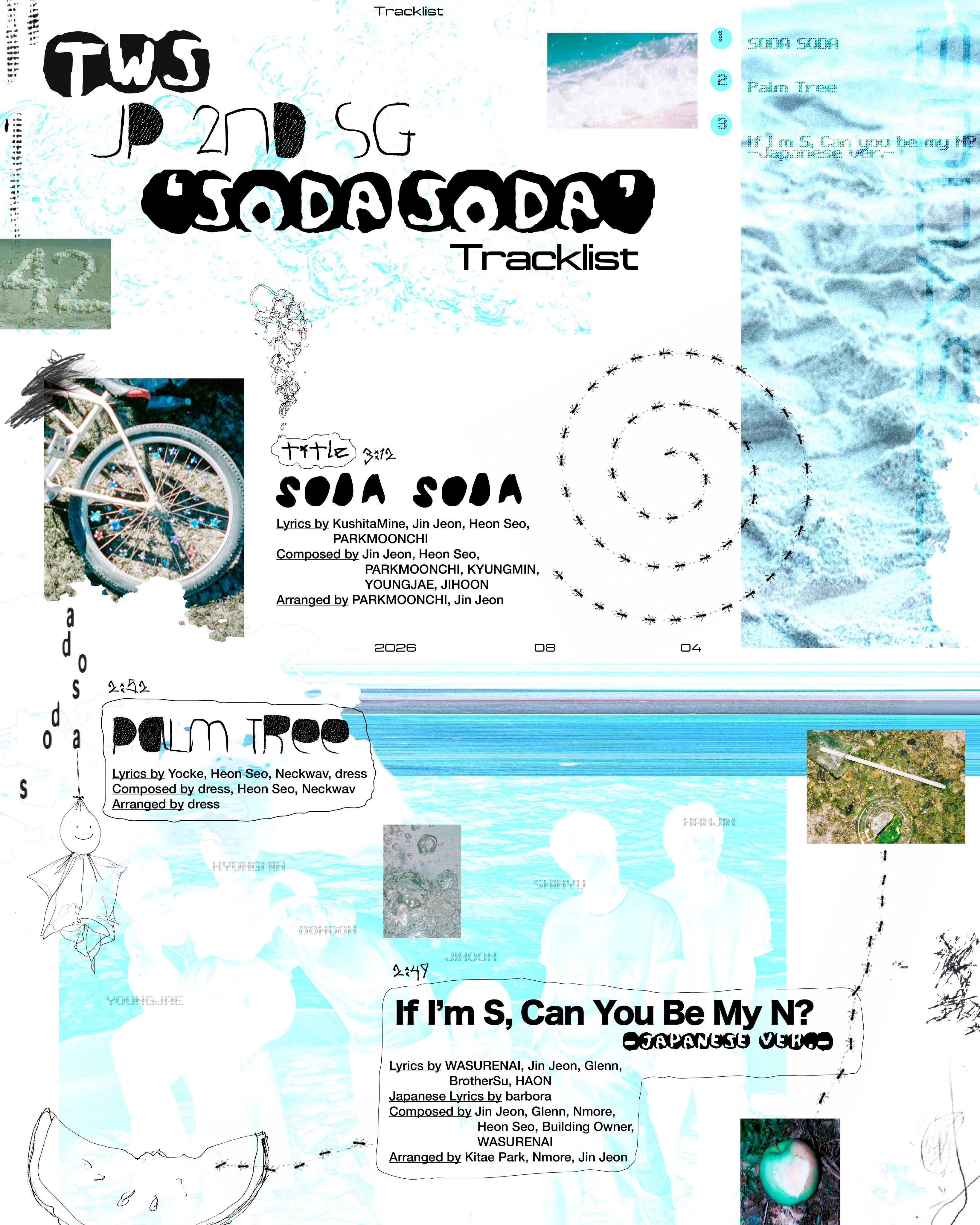 TWS Japan 2nd Single「SODA SODA」曲目列表1. SO