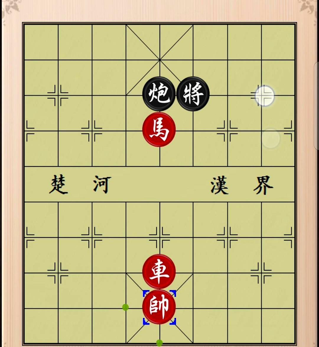 你以为必和的象棋残局，其实藏着绝杀。
 
红方有车有马，黑方炮正死死对着红车打。