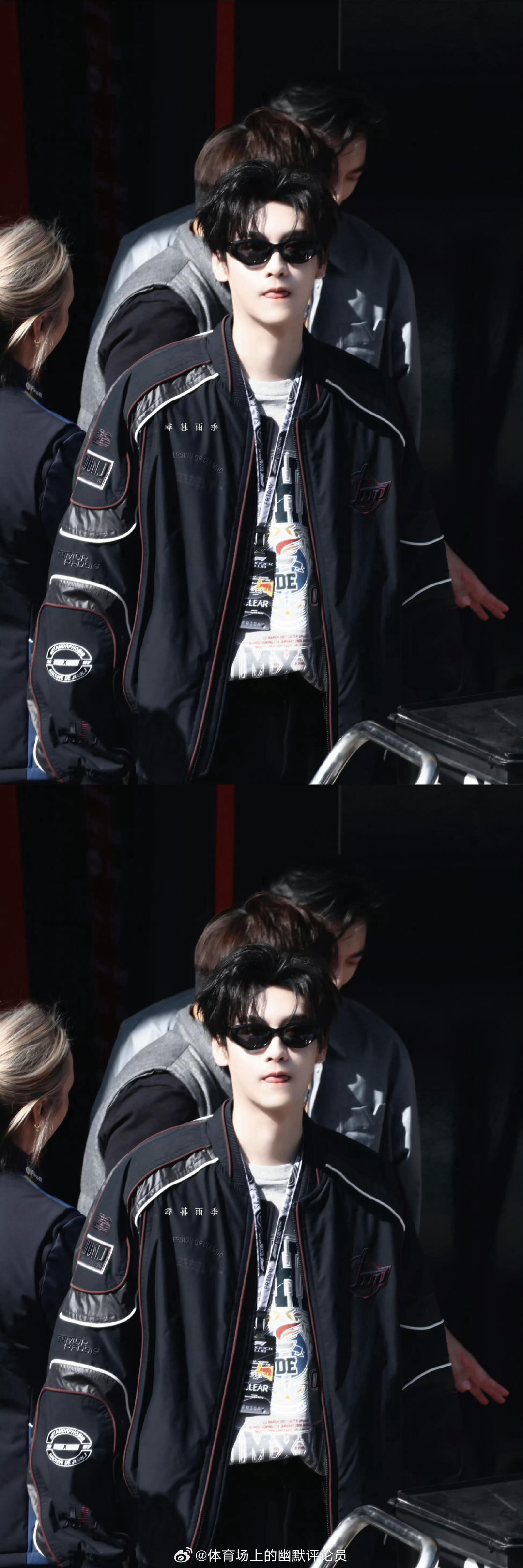 田栩宁反复回味田栩宁f1活动  一出现就很出圈 大高个和赛车服就是适配 田栩宁拽