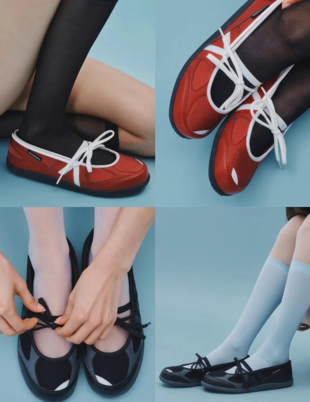 鞋｜来自 NB 的运动风 Mary Jane
自 Miumiu x New Ba