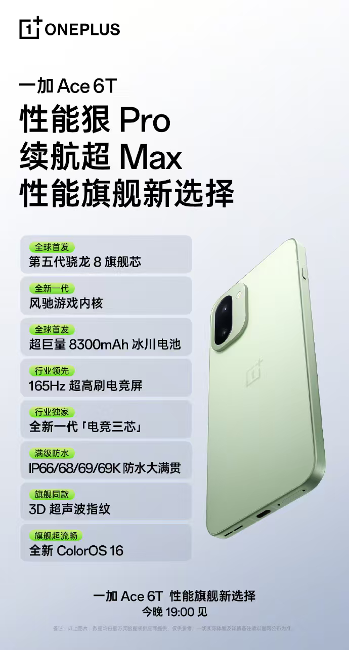 一加ace6T 这8300Amh续航是真的顶，其他配置表现怎么样，小翠今晚19: