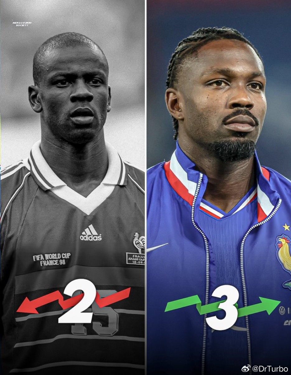 另外值得一提的是 图拉姆已经为法国国家队打进了3球 超越了他的父亲哥伦比亚1比3