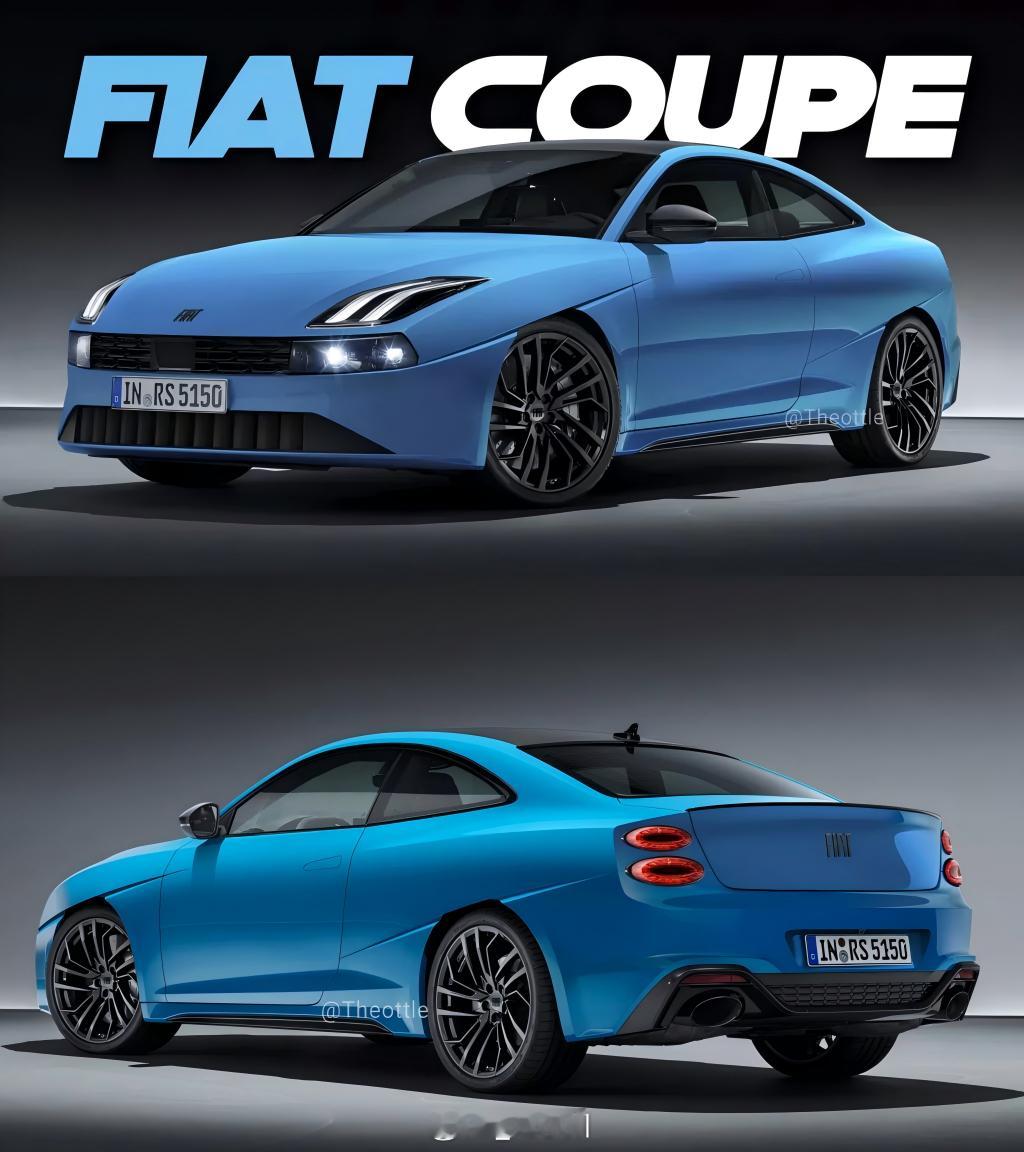 新Fiat Coupe渲染图  新Fiat Coupe渲染图，说这是新菲亚特我不