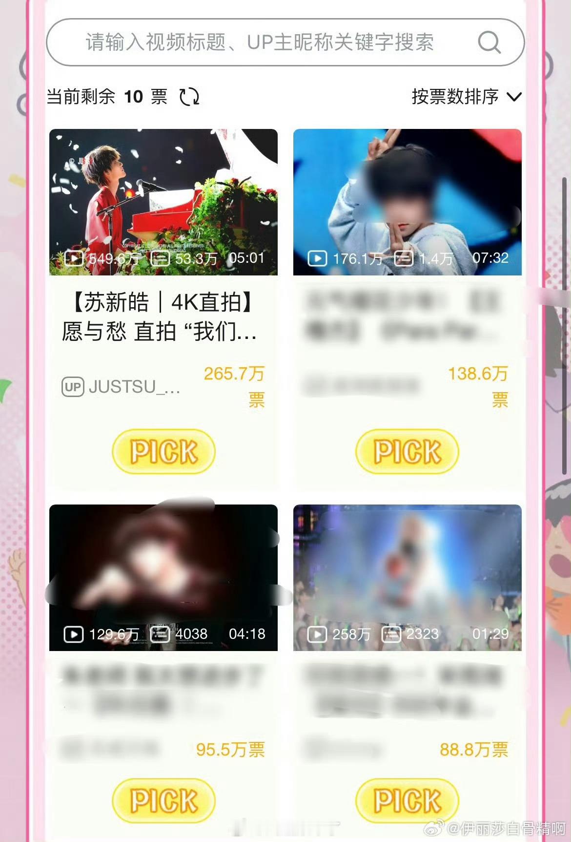 B站2025年度直拍投票结果 苏新皓《愿与愁》拿下断层第一 ☝️ 