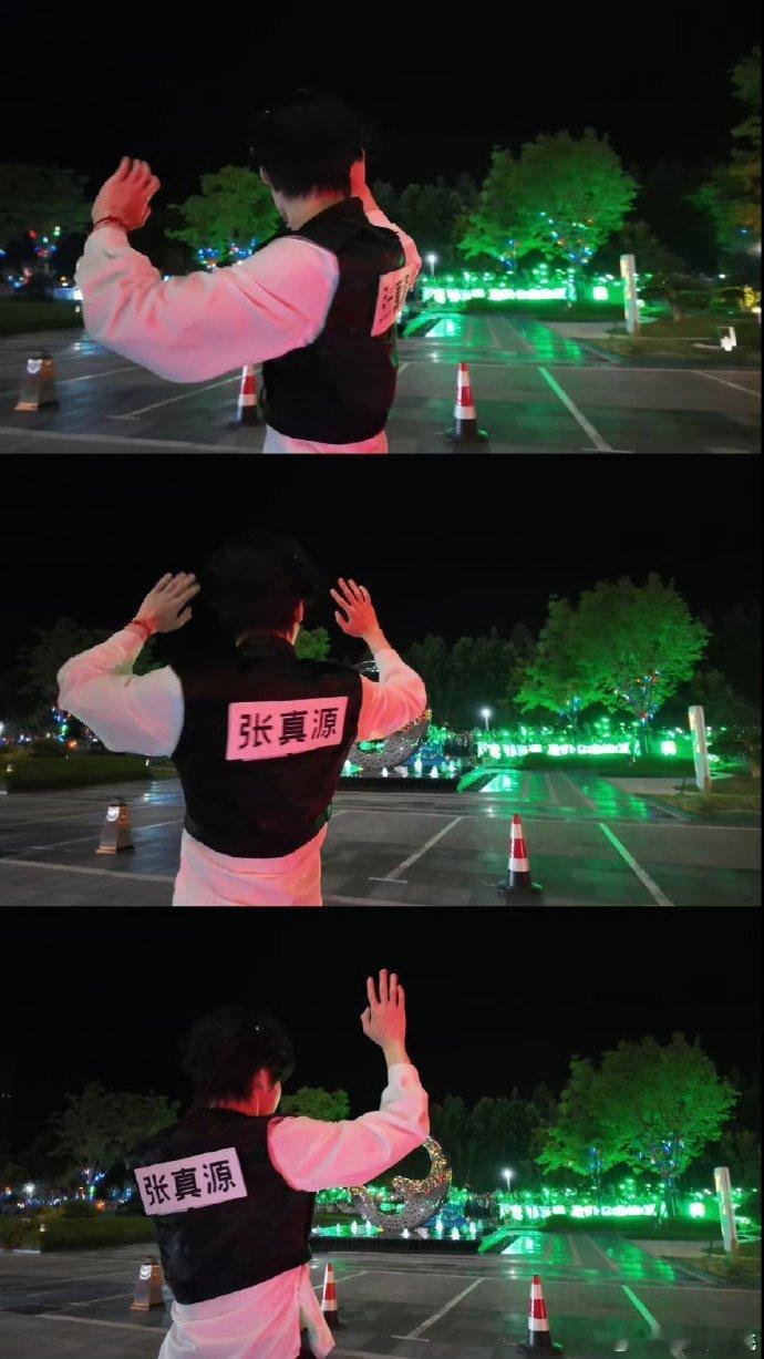 张真源vlog里有绿海谁被狠狠戳中了！奔跑吧的 vlog 特意拍下粉丝的绿海，这
