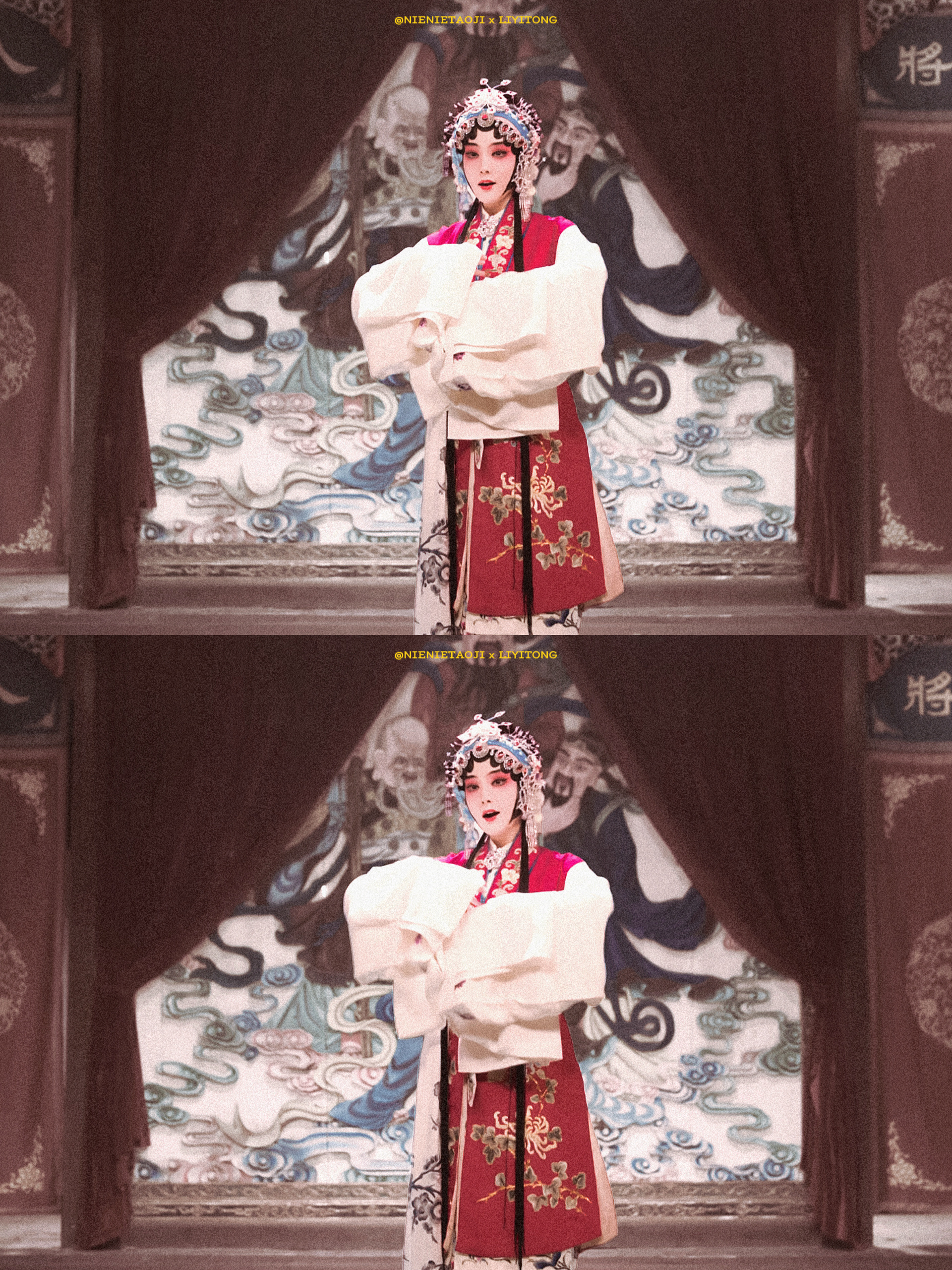 ˖🥁戏 ·┊李一桐 x 江飞燕-•我不是大师二创大赛 ·我不是大师 •差点没认