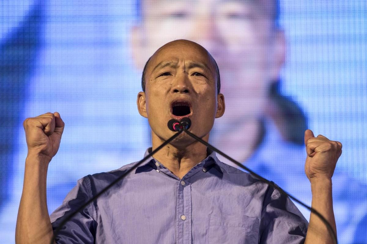 韩国瑜赢麻了！大战民进党之后，反而让岛内年轻人为之一振

最近，台“立法机构”负