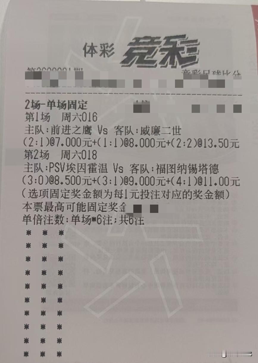来吧，周末的小娱乐！
荷甲比分2串1，
前进之鹰vs威廉二世；
埃因霍温vs福图
