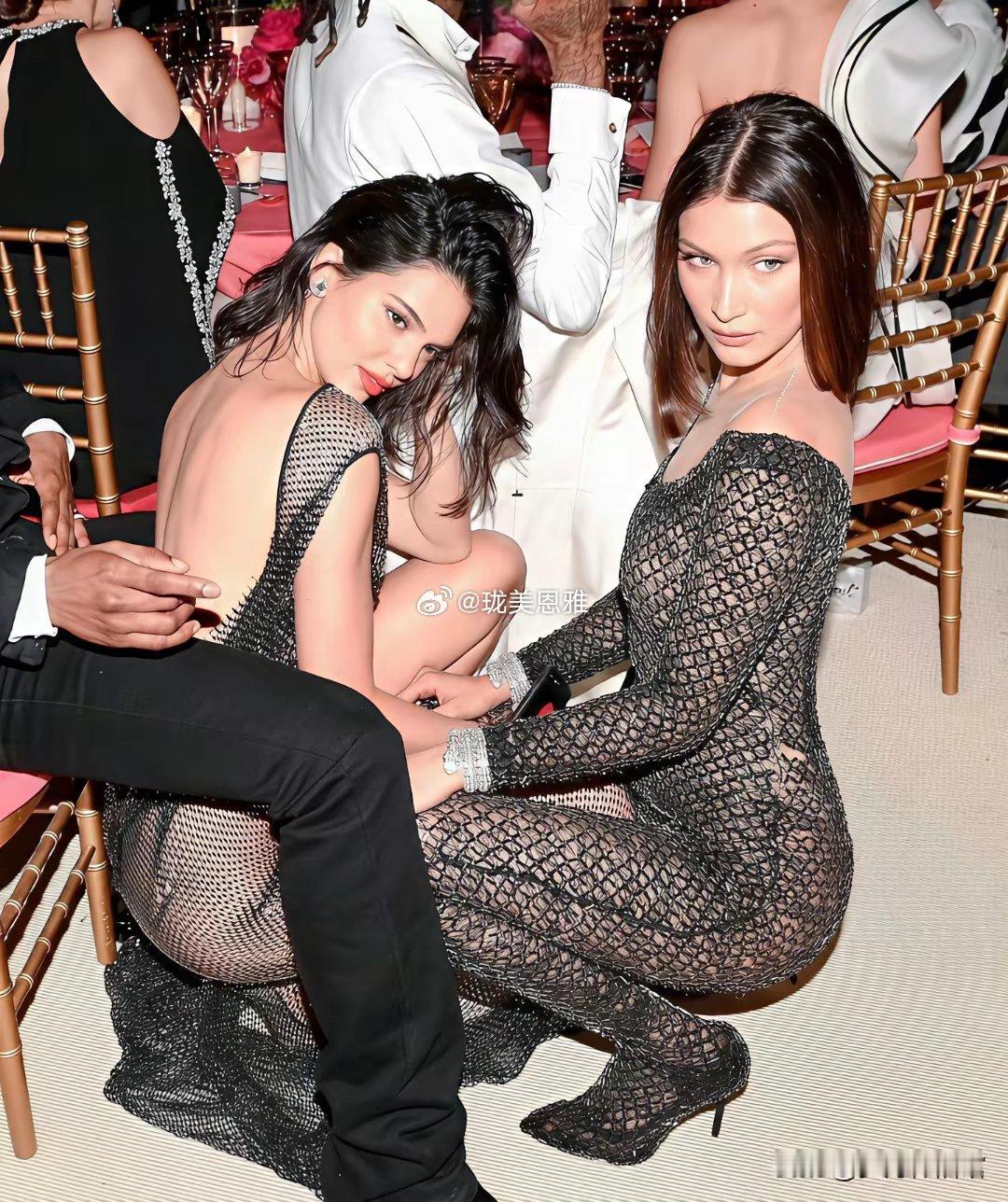 早期的Kendall Jenner 和Bella Hadid