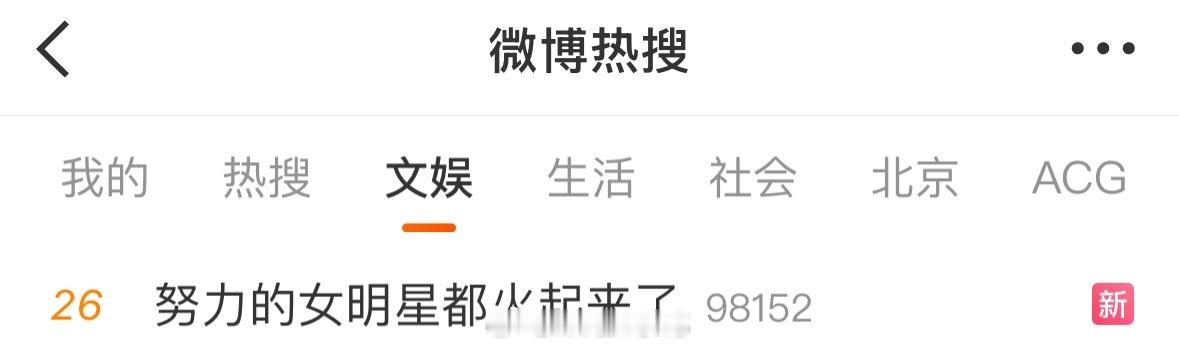 提到内娱很努力然后火起来了的女明星，来说说你觉得都有谁呢？🙉努力的女明星都火起