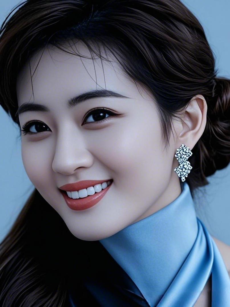 优雅蓝调，气质女神！