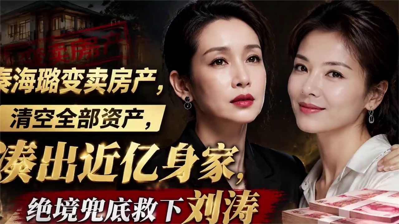 秦海璐变卖房产，清空全部资产，凑出近亿身家，绝境兜底救下刘涛