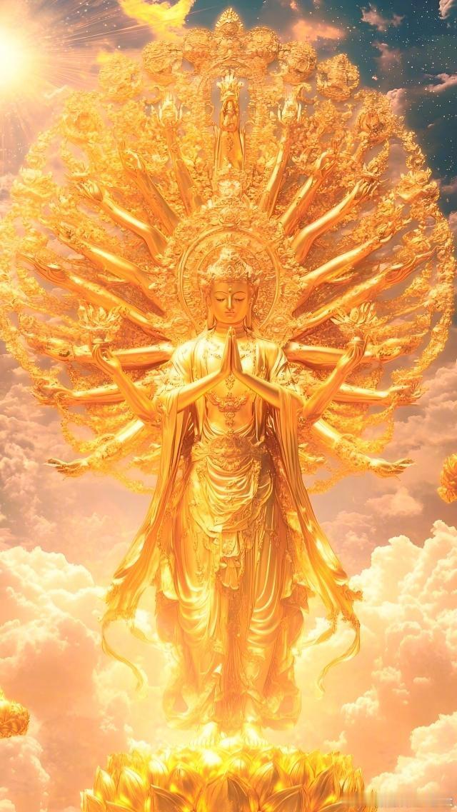 【千手观音】送财送福送吉祥！七月，万事大吉，万事顺意！点赞接福，评论留下【顺】字