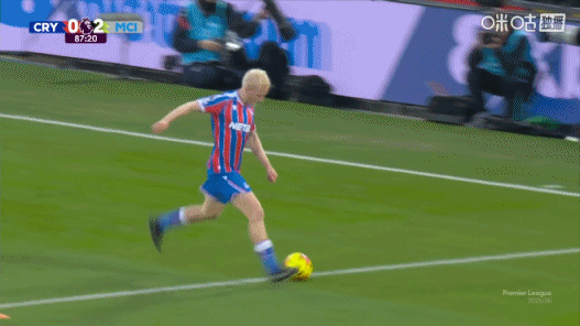 萨维奥单刀造点！！！哈兰德主罚命中！！！曼城3-0锁定胜局！！！水晶宫vs曼城 
