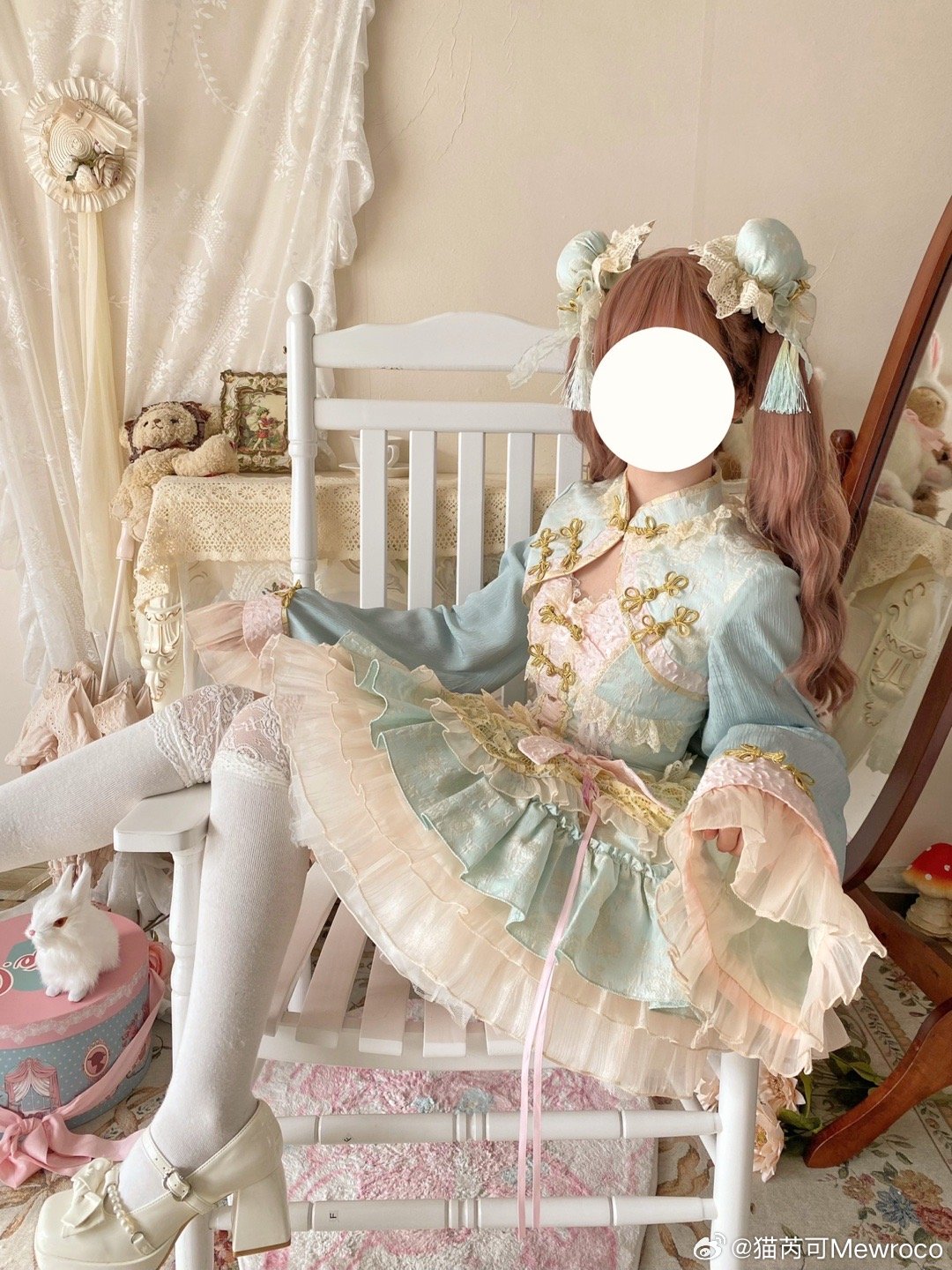 这么好看的白梨谁还没拥有#猫芮可[超话]##lolita上新##lolita##