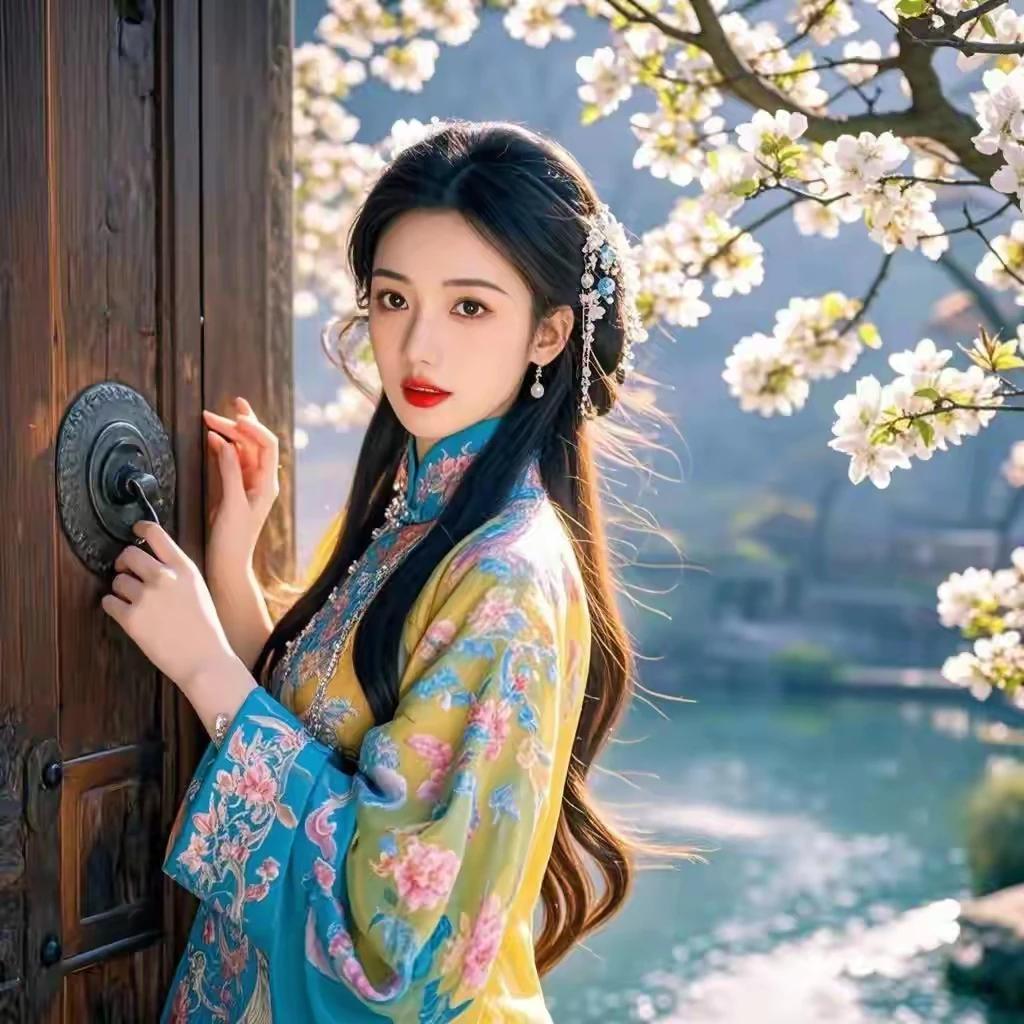 盈盈词话诗联：
玉骨凝香雪作魂，
半庭梨影碎春痕。 
月窥冰魄思前事，
帘卷西风