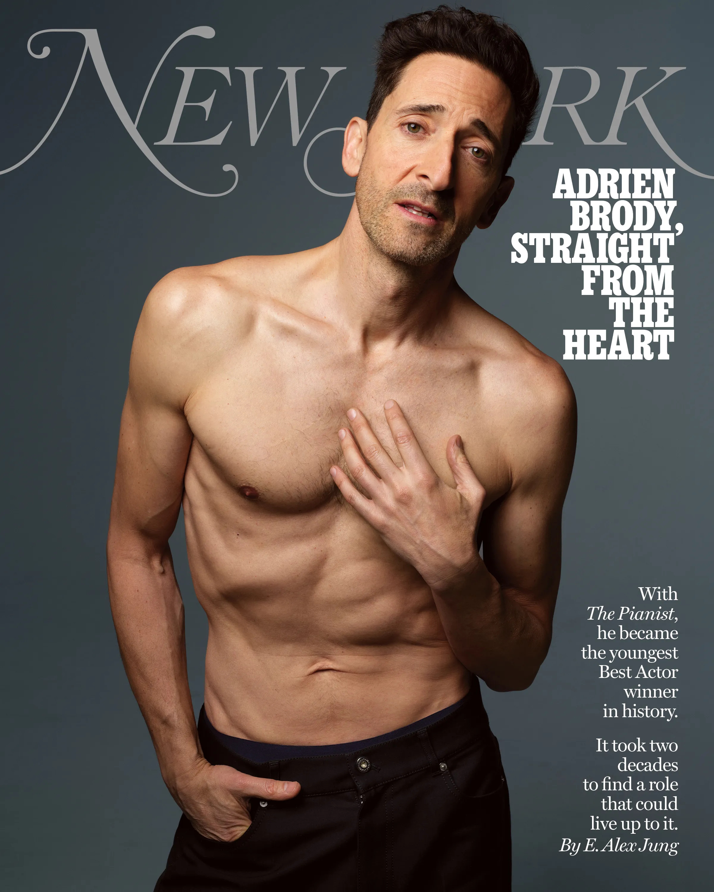 阿德里安·布罗迪  Adrien Brody  ——《纽约》杂志12月月刊封面及