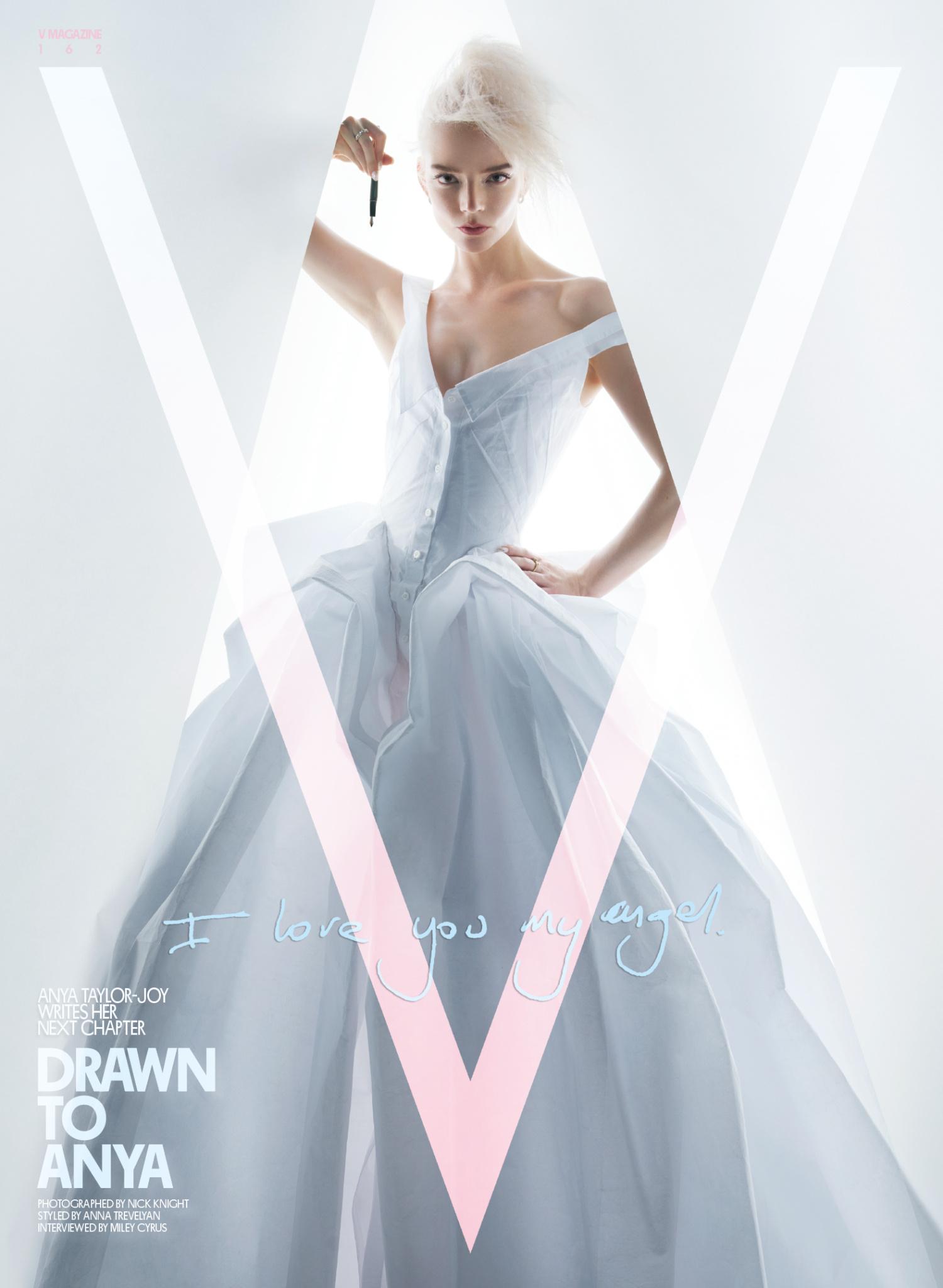 Anya Taylor出镜母版V Magazine金九封面，美成什么样子了都，词
