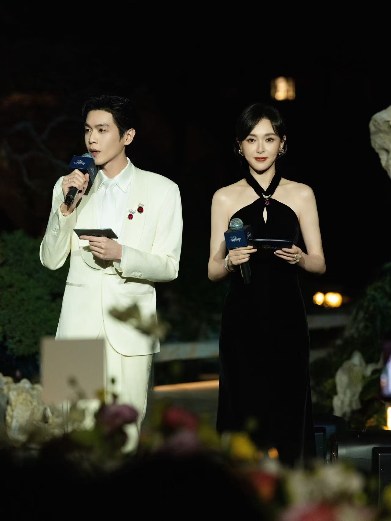 内娱明星在Tiffany晚宴团建 Tiffany北京三里屯太古里旗舰店的晚宴，简