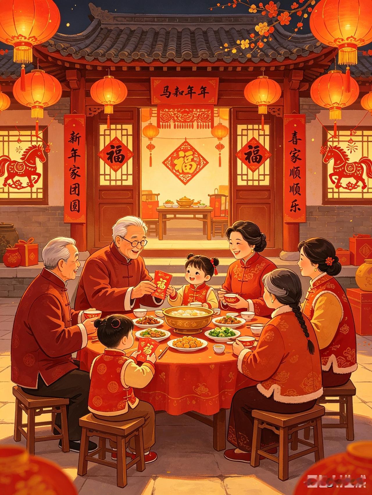 上联:年年顺顺利利
下联:岁岁平平安安